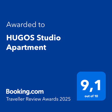 Booking.com Traveller Review Award 2025: 9,1 von 10