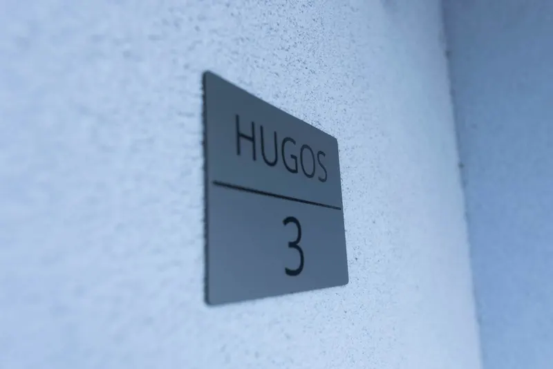 Türschild der Wohnung