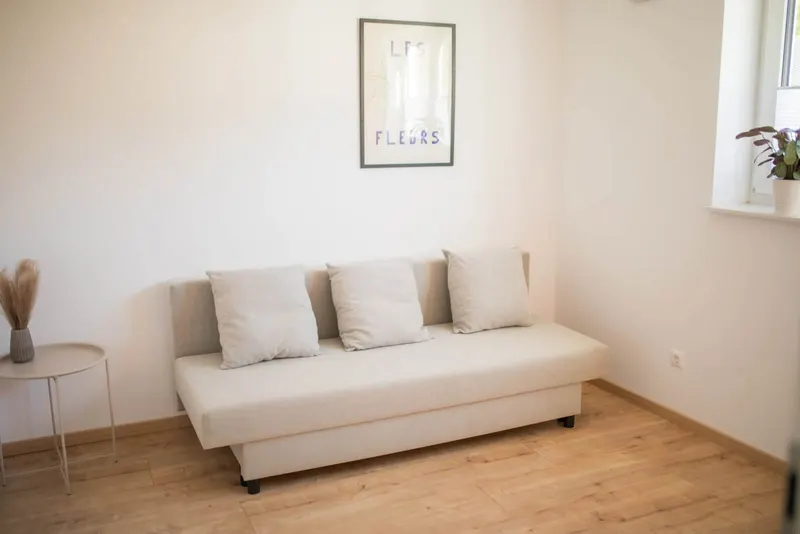 Arbeitszimmer mit Schlafsofa